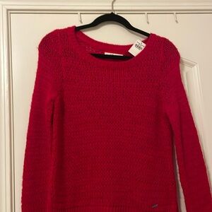 NWT red abercrombie sweater